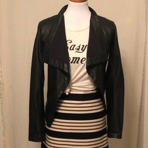 BB Dakota peppin vegan leather jacket (size xs)
